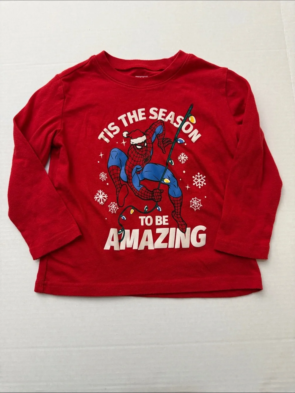 Bundle of 4 Kids Holiday Long Sleeve Shirts Size 2T Graphic Shirts